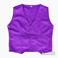 VEST PURPLE UNGU PENGAWAS SEKOLAH PUSAT SUMBER SAIZ XXL