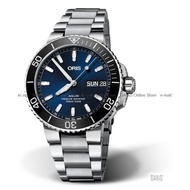 ORIS 0175277334135-0782405PEB Men's Watch Oris Aquis Big Day Date Automatic 45.50mm SS Bracelet Blue *Original