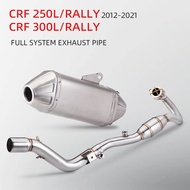 Full System Fitment For Honda CRF300 CRF250 CRF300L Off-Road Modified Exhaust Pipe