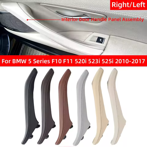 F10 F11 Left Right Side Interior Passenger Door Leather Pull Handle Assembly For BMW 5 Series F10 F1