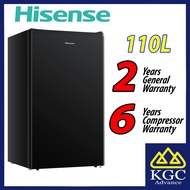 (Free Shipping) Hisense Fridge 110L Refrigerator RR120D4ABN1 Peti Sejuk 冰箱