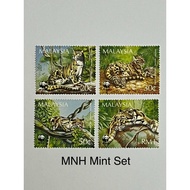 Malaysia Clouded Leopard / World Wide Fund WWF For Nature 1995 - Complete 4v MNH Mint Stamp #363