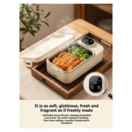 [wVXDXo]900ml LED Digital Display Smart Electric Heated Lunch Box Portable Insulated Lunch Box Water