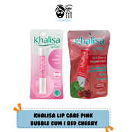 Khalisa Lip Care Pink Bubble Gum I Red Cherry