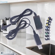 Cool3C 1 Set Router Mini Fan Speaker Camera Accessories Universal 5V 9V 12V USB To DC Power Cable US