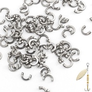100 Pek Pemutar Pancing Lipat, Aksesori Pembuatan Umpan Pancing untuk Rig Walleye dan Rig Alabama
