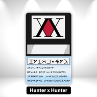 [HXH] Hunter x Hunter - Sticker TNG Sticker NFC Card Skincard HXH Hunter License by Sticko Animation