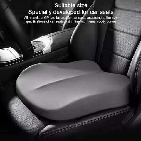 Car Main Driver Seat Booster Seat Cushion Memory Foam Cushion Relief Chair Suitable All-season Boost