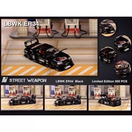 1/64 STREETWEAPON LBWK ER34 SUPER SILHOUETTE Open hood with engine