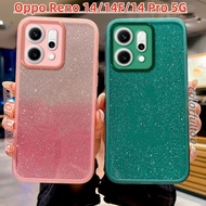 Oppo Reno 14F 5G Slim Transparent Soft Casing For Oppo Reno 14 Pro 14Pro 14F Reno14F 4G 5G 2025 Glit