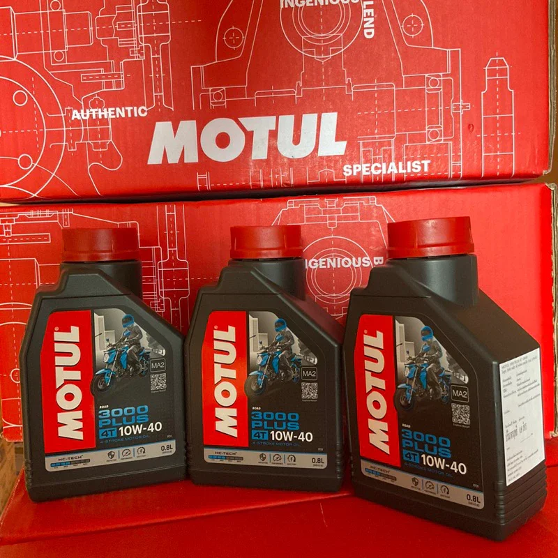 น้ำมันเครื่อง MOTUL 3000 PLUS น้ำมันเครื่องเวฟ น้ำมันเครื่องมอเตอร์ไซค์ น้ำมันเครื่องเวฟดีสุด