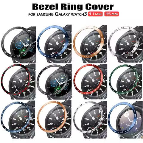 Bezel Ring Styling Frame Case for Samsung Galaxy Watch 3 41mm 45mm Bracelet Stainless Steel Cover An