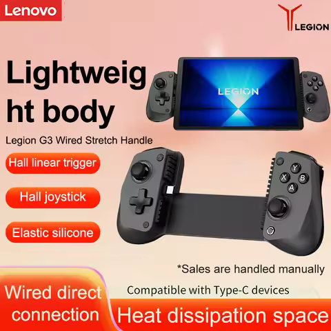 Lenovo Legion G3 Wired Stretchable Game Controller Is Suitable for Lenovo Legion Y700 Tablet and Som