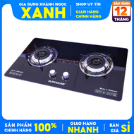 Bếp gas âm Sunhouse SHB-6636 Chính Hãng trưng bày 99% Đánh lửa IC nhanh nhẹ Đầu hâm Ngắt gas tự động