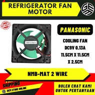 PANASONIC Fridge Refrigerator Freezer NMB 2 Wire Fan motor DC9V 0.13A Motor Kipas Peti Sejuk