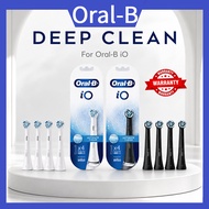 Oral-B iO Series Round Replacement Brush Heads for Electric Toothbrush, 4 Pieces/Box