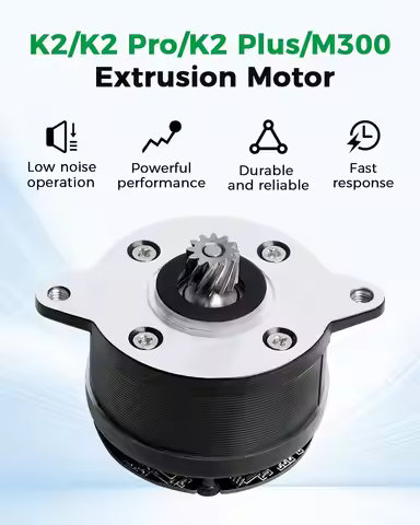 Creality Official K2 Plus/K2/K2 Pro Extruder Motor E Axis Circular Stepper Motor 0.8A 1.8 Degrees fo