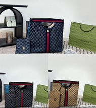 Gucci 新品牛仔帆布子母托特包