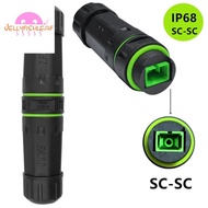 IP68 Waterproof SC Single Core Fiber Optical Adaptor Extend Fiber Optic Cable Length for LC Fiber Op