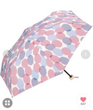 「全新，現貨」日本直送 WPC 雨遮/縮骨遮/雨傘 ，超輕，粉紅x粉紫色，女士必備