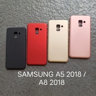 Soft case Samsung A5 2018 / A8 2018, A8 Plus / A7 2018 color hardcase casing cover