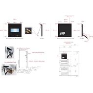 Parcel Drop Box Panel Set Only (Stainless Steel / Powder Coated)