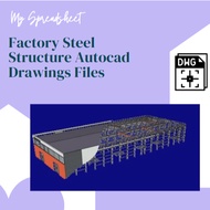 Factory Steel Structure Autocad Drawings Files Autocad Struktur Kilang