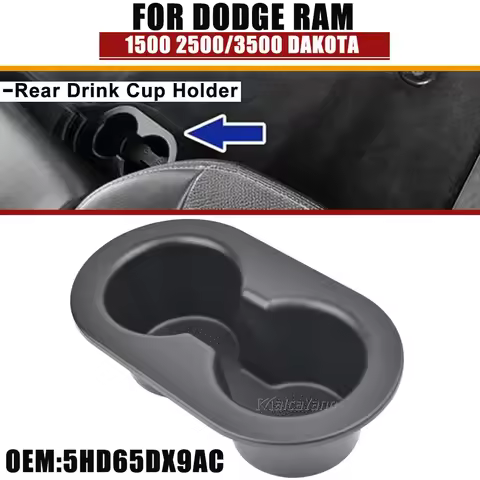 High Quality Rear Seat Cup Holder Dual Drink Cupholder For Dodge Ram 1500 2500 3500 2002 2003-2016 D