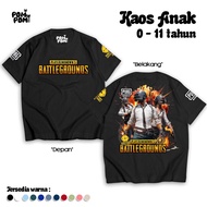 KATUN POMPOM KIDS - PUBG Children's T-shirts Ages 0 1 2 3 4 5 6 7 8 9 10 11 Years Soft Cotton Materi