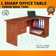Superior Compact Office Table L Shape | Meja Pejabat | Office Table | Study Table | Home Office Desk
