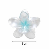 Nữ Acrylic Trứng Hoa Vuốt Tóc Kẹp 8Cm Bãi Biển Quyến Rũ Thời Trang Kẹp Tóc Ngọt Ngào Lãng Mạn Trang 