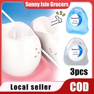 3Pcs 50M Clean Weave Waxed Dental Floss Dental Care Replacement Flat Wire Dental Floss