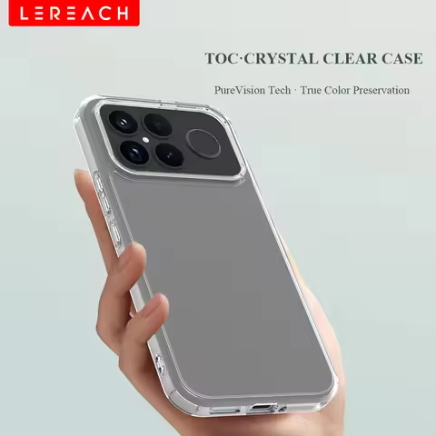 Lereach for Poco F8 Ultra/Xiaomi Poco F8 Pro Phone Case TPU+Acrylic Shockproof Protective Clear Cove