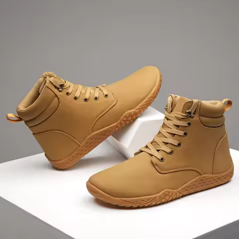 Work Lightweight Sports Shoes 41-46 Men's Shoes Wide Barefoot Sneakers Season Outdoor Breathable Ver