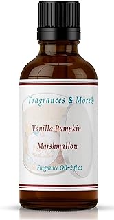Fragrances &amp; More - Vanilla Pumkin Marshmallow Fragrance Oil 2 oz. (60ml), Candle Scents for Candle Making, Scented Oil for Home, Fragrance Oil for Home and Office Diffuser, Aromatherapy Oils.