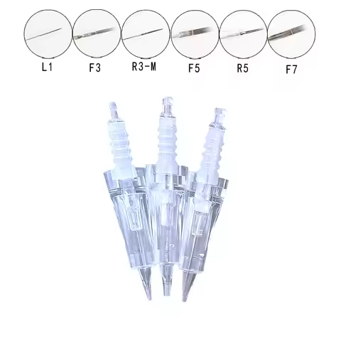 100/50/10Pcs Dr.Pen Tattoo Needle PMU Bayonet Cartridge Needles For Ultima Dr Pen N2/M7/M5/E30/A6/A1