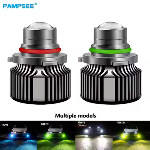 H7 Laser Lens H11 Led Fog Light Bulb H11 Led Fog Lamp H8 H16 9005 HB3 9006 HB4 CSP Blue 6000K 3000K 