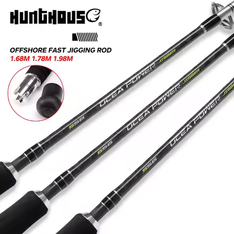 Hunthouse Fast Jigging Fishing Rod Spinning 1.68m 1.78m 1.98m Jig 100g-450g Lure Big Game Ocean Boat