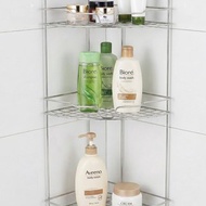 304不鏽鋼 三層 轉角架　三角架　轉角置物架　浴室架　瓶罐架