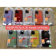Ou case apple colorful flexible case for ip 6/6s/ 6+/ 8+/ ip X/ Xsmax/ ip 11 pro/ ip11/ ip 11 promax