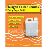 New 1 liter Short Jerry Can with Seal Cap / New 1 liter Jerry Can / Jerry Can / Drigen