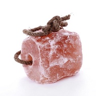 HijiNa Animal Licking Himalayan Pink Salt Lick-100% Natural Pure Salt Block on Rope for Horses, D...