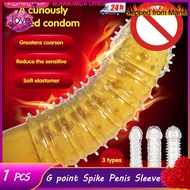G Spike Penis Sleeve with Bolitas for Men Tight Delay Ejaculation Condoms