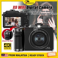 KiTBEEZ🔥WiFi Digital Camera 4K 56MP 18X Zoom Anti-Shake Mirrorless Camera Professional DSLR Camera f