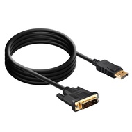 DP Display-port to DVI Cable 1.8M DP to DVI Adapter Converter Displayport in to DVI Out for Computer