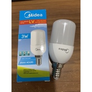 Midea E14 3 Watt White Yellow Tube Led Lamp