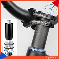 Skym* DEEMOUNT Solid Fork Stem Riser Adjustable Aluminium Alloy Rust Resistant Fork Stem Extender for Bicycle