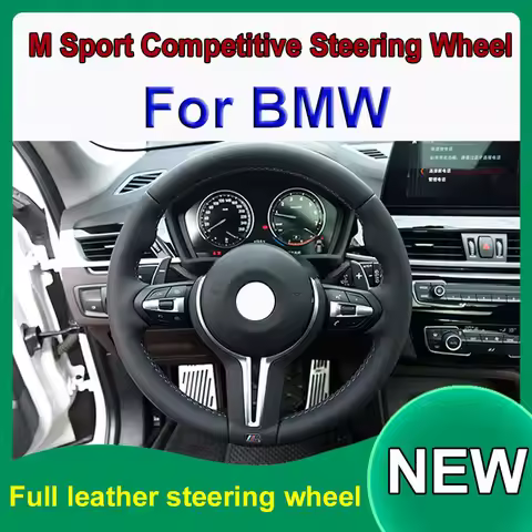 Upgrade Alcantara Leather For BMW M Sport Competitive Steering Wheel For BMW E/F Series M3 M5 E46 F1
