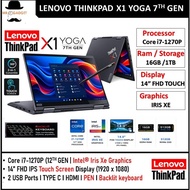 Lenovo ThinkPad X1 Yoga Gen 7 /gen 6 X13 Gen 4 X12 Core i7 / Core i5 (1 Year Warranty T&C) 2-in-1 La