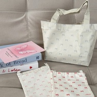 Mocorie - Marchoir Coquette Mini Bag Coquette Ribbon Drawstring Pouch Coquette Polyester Lunch Bag/ 